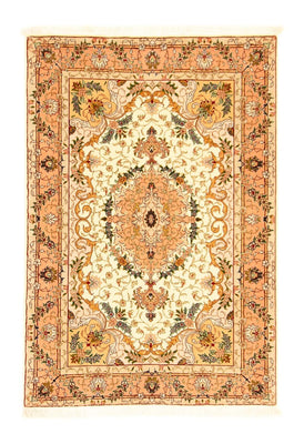 Alfombra Persa - Tabriz - Real - 150 x 100 cm - beige