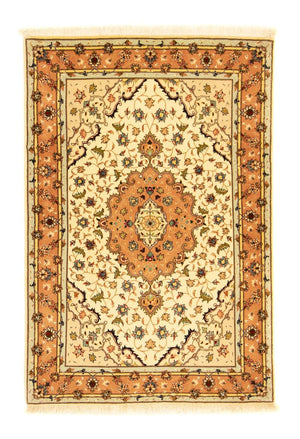 Alfombra Persa - Tabriz - Real - 150 x 100 cm - beige