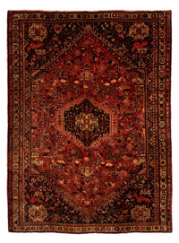 Alfombra persa - Nómada - 268 x 205 cm - rojo oscuro