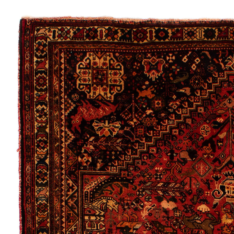 Alfombra persa - Nómada - 268 x 205 cm - rojo oscuro