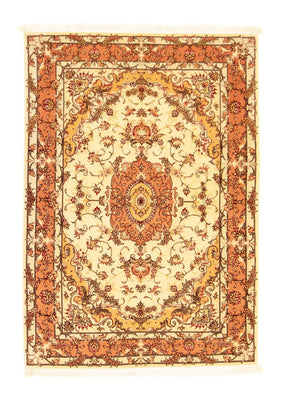 Alfombra Persa - Tabriz - Real - 147 x 104 cm - beige