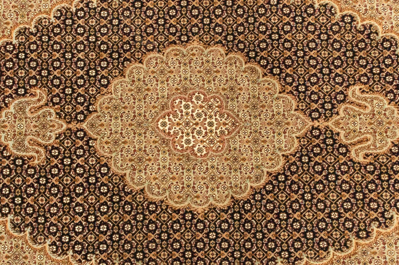 Alfombra Persa - Tabriz - Real - 146 x 101 cm - azul oscuro