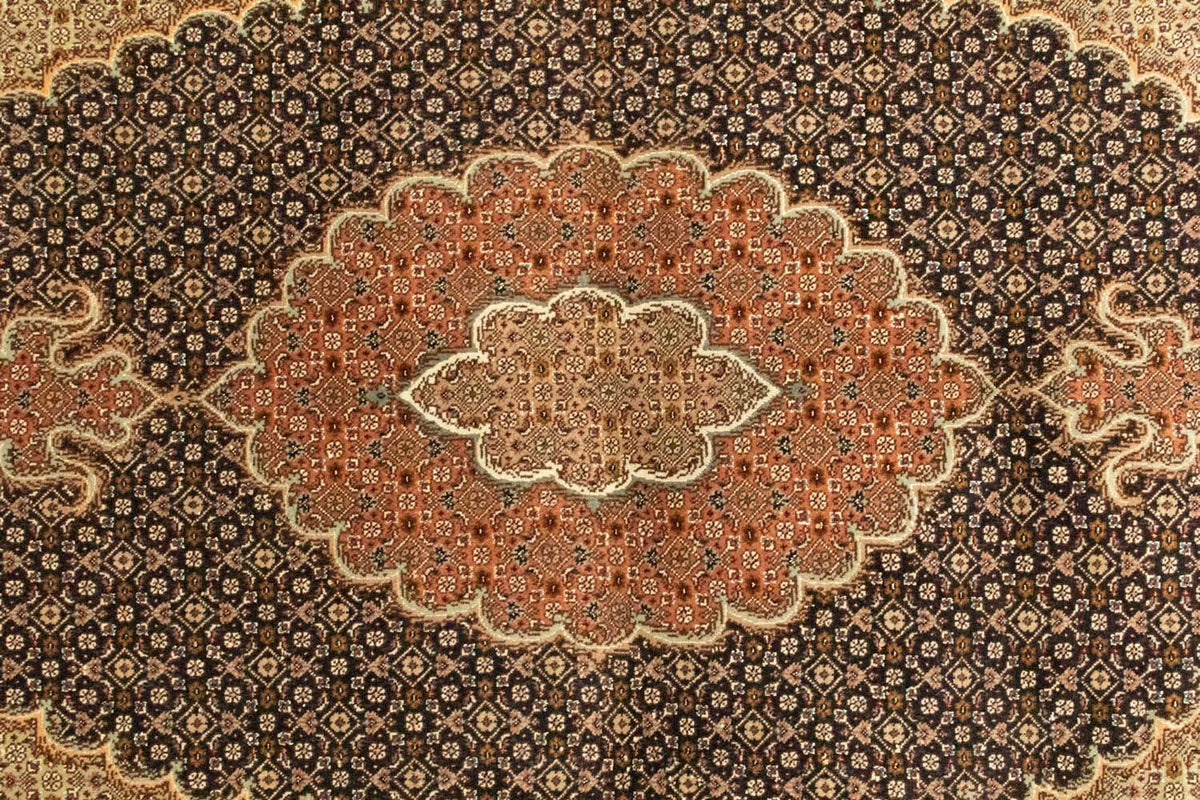 Alfombra persa - Tabriz - 157 x 103 cm - negro