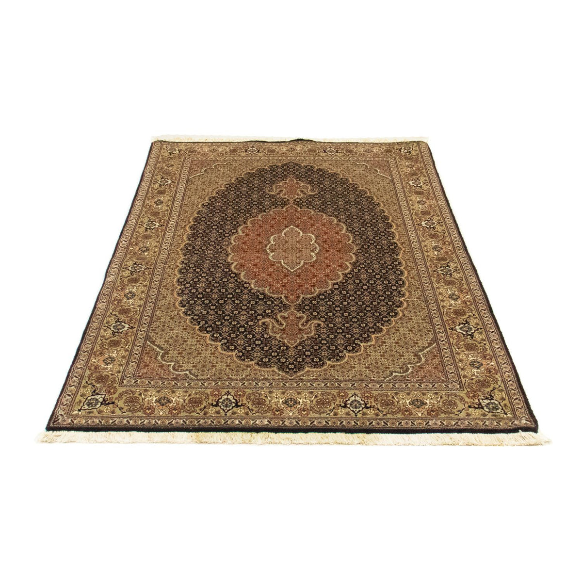 Alfombra persa - Tabriz - 157 x 103 cm - negro
