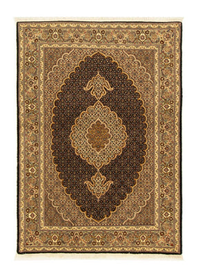 Alfombra Persa - Tabriz - Real - 146 x 106 cm - azul oscuro
