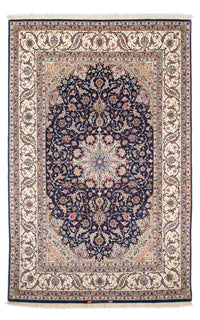 Alfombra Persa - Isfahan - Prima - 243 x 156 cm - azul oscuro