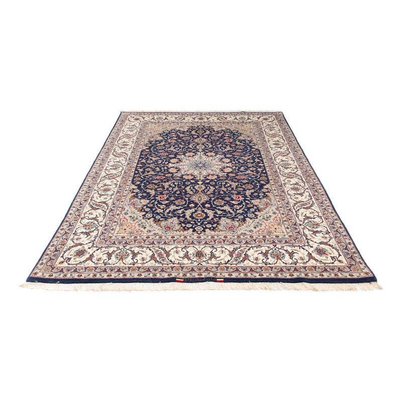 Alfombra Persa - Isfahan - Prima - 243 x 156 cm - azul oscuro