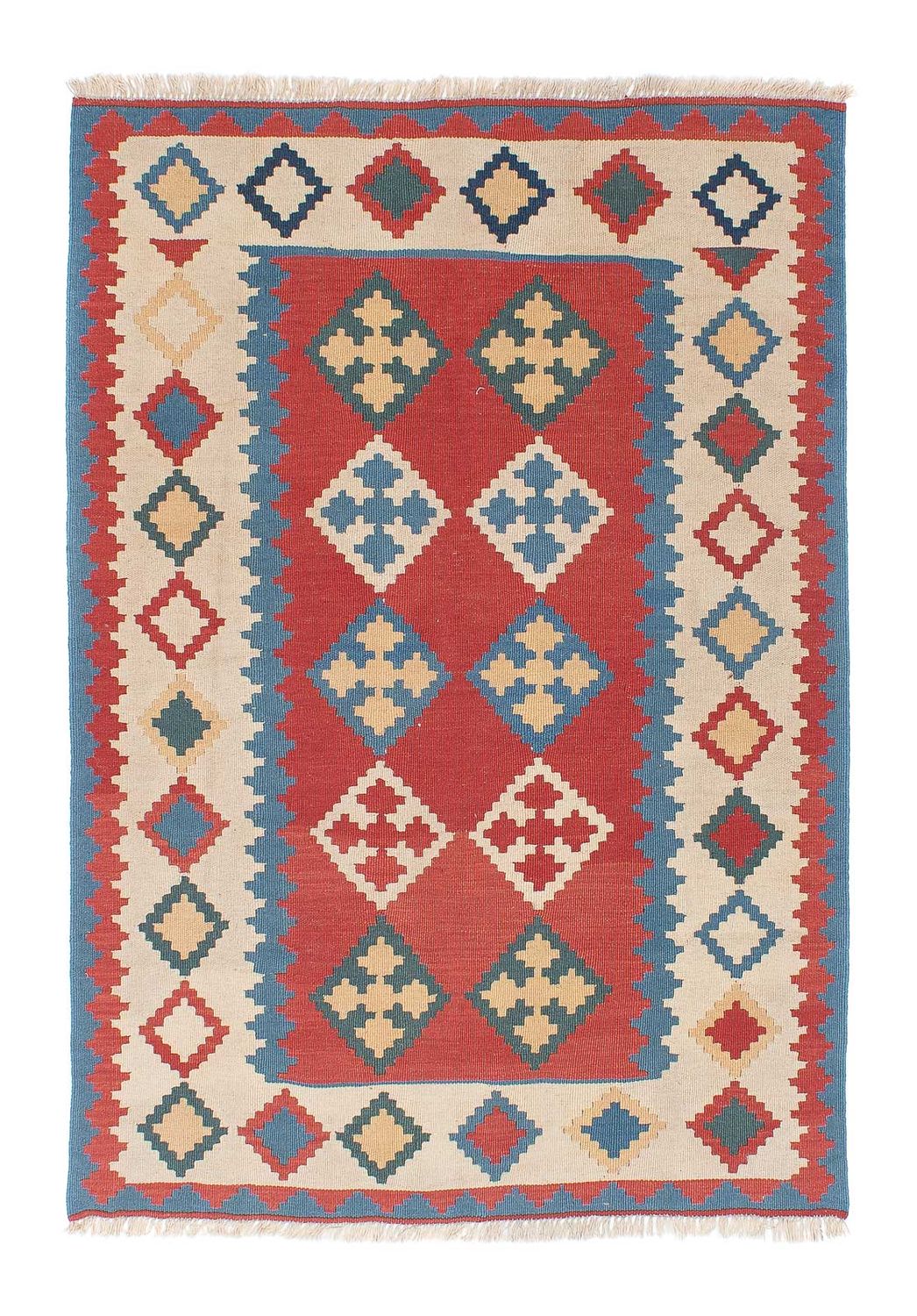 Alfombra Kelim - Oriental - 172 x 117 cm - rojo oscuro