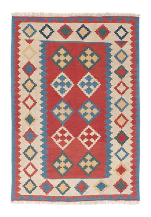 Alfombra Kelim - Oriental - 172 x 117 cm - rojo oscuro