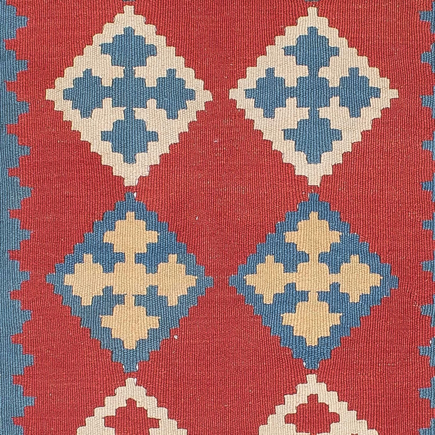 Alfombra Kelim - Oriental - 172 x 117 cm - rojo oscuro
