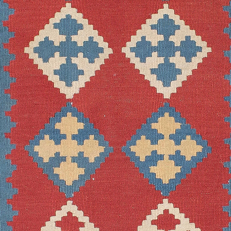 Alfombra Kelim - Oriental - 172 x 117 cm - rojo oscuro