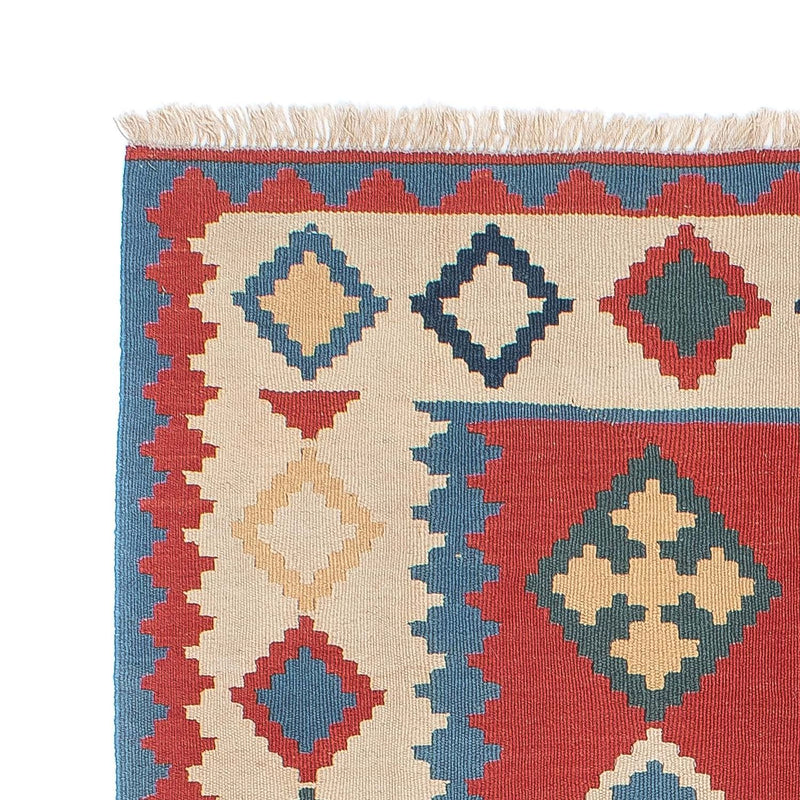 Alfombra Kelim - Oriental - 172 x 117 cm - rojo oscuro