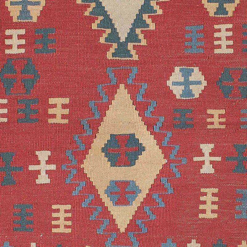 Alfombra Kelim - Oriental - 168 x 113 cm - rojo oscuro