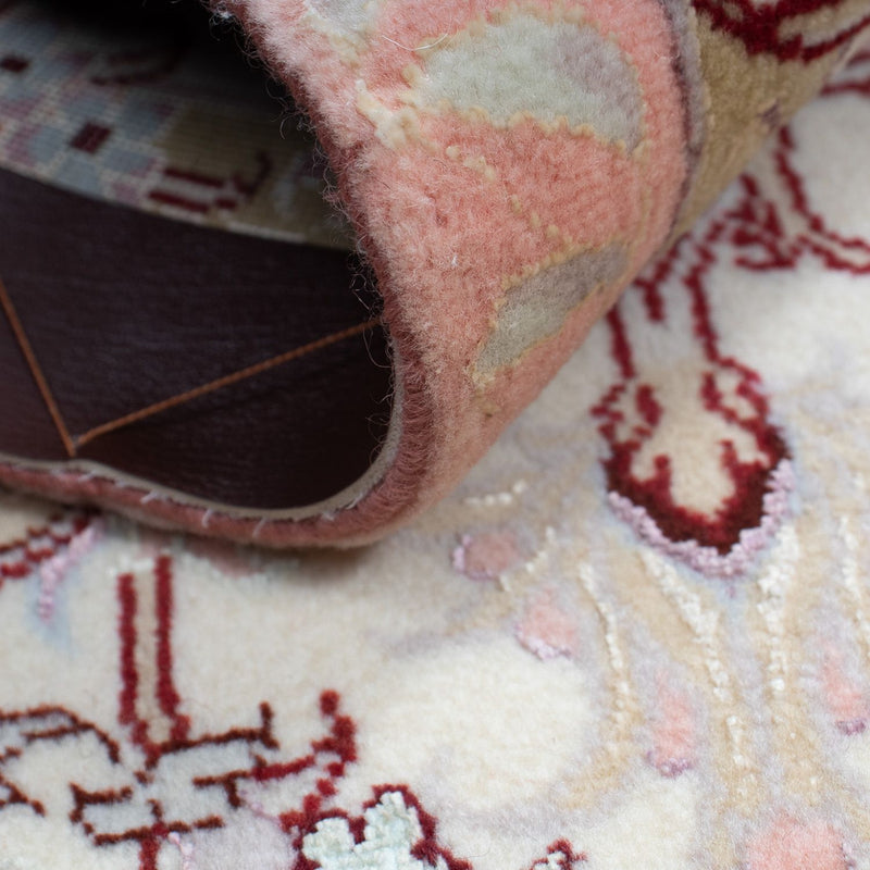 Alfombra Persa - Tabriz - Real - 91 x 60 cm - beige