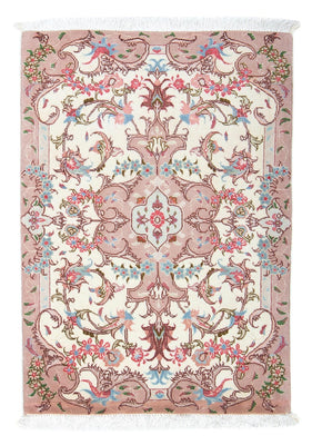 Alfombra Persa - Tabriz - Real - 89 x 60 cm - beige