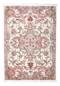 Alfombra Persa - Tabriz - Real - 89 x 60 cm - beige