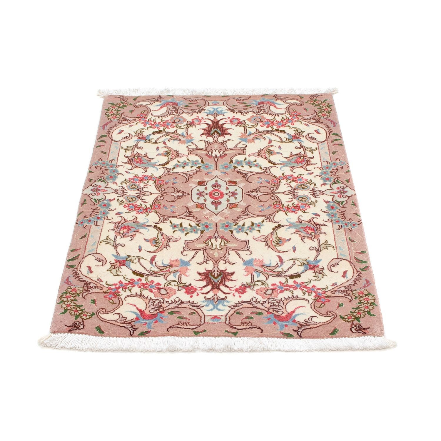 Alfombra Persa - Tabriz - Real - 89 x 60 cm - beige