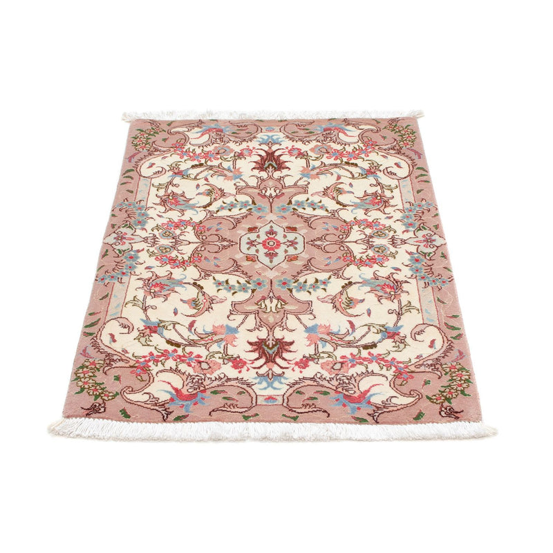 Alfombra Persa - Tabriz - Real - 89 x 60 cm - beige