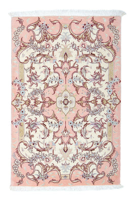 Alfombra Persa - Tabriz - Real - 91 x 60 cm - beige