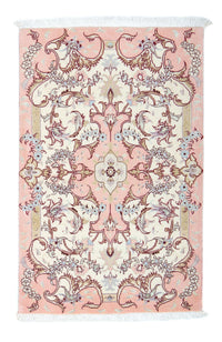 Alfombra Persa - Tabriz - Real - 91 x 60 cm - beige