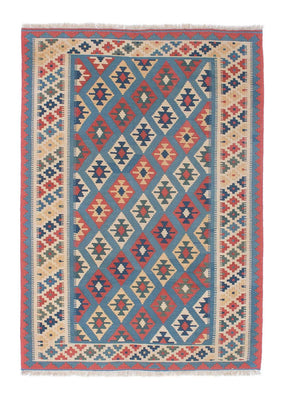 Alfombra Kelim - Oriental - 174 x 123 cm - azul