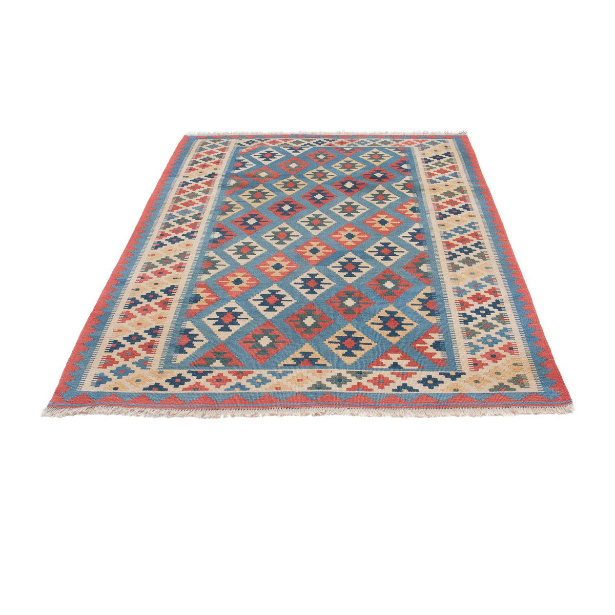 Alfombra Kelim - Oriental - 174 x 123 cm - azul