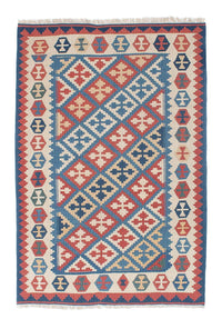 Alfombra Kelim - Oriental - 180 x 118 cm - azul