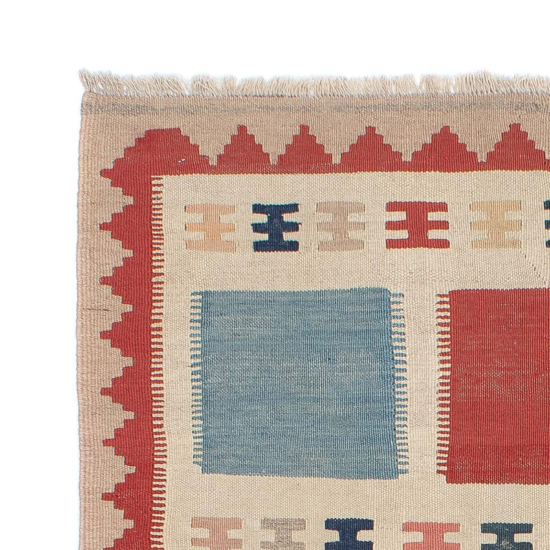 Alfombra Kelim - Oriental - 196 x 120 cm - beige