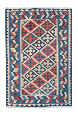 Alfombra Kelim - Oriental - 178 x 120 cm - azul