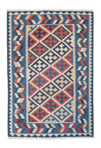 Alfombra Kelim - Oriental - 178 x 120 cm - azul