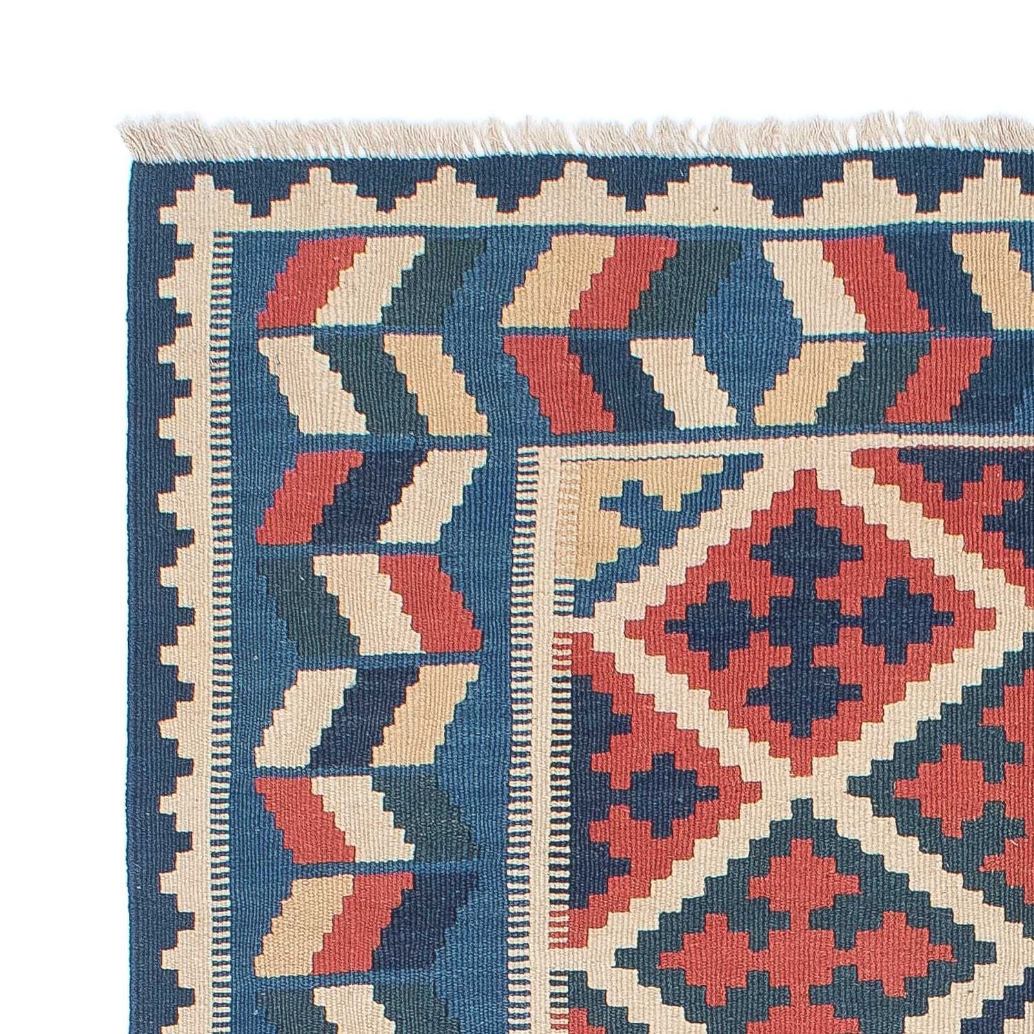 Alfombra Kelim - Oriental - 178 x 120 cm - azul