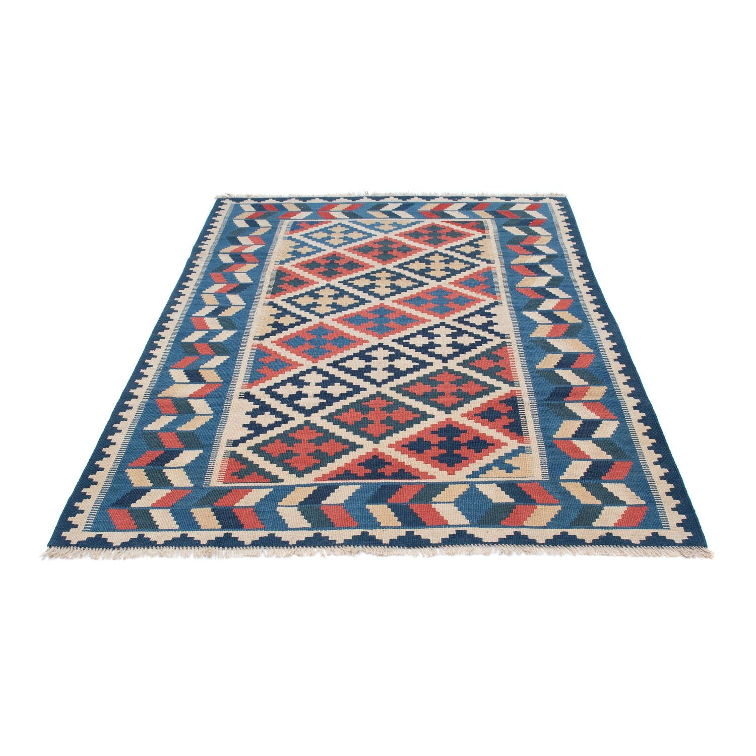 Alfombra Kelim - Oriental - 178 x 120 cm - azul