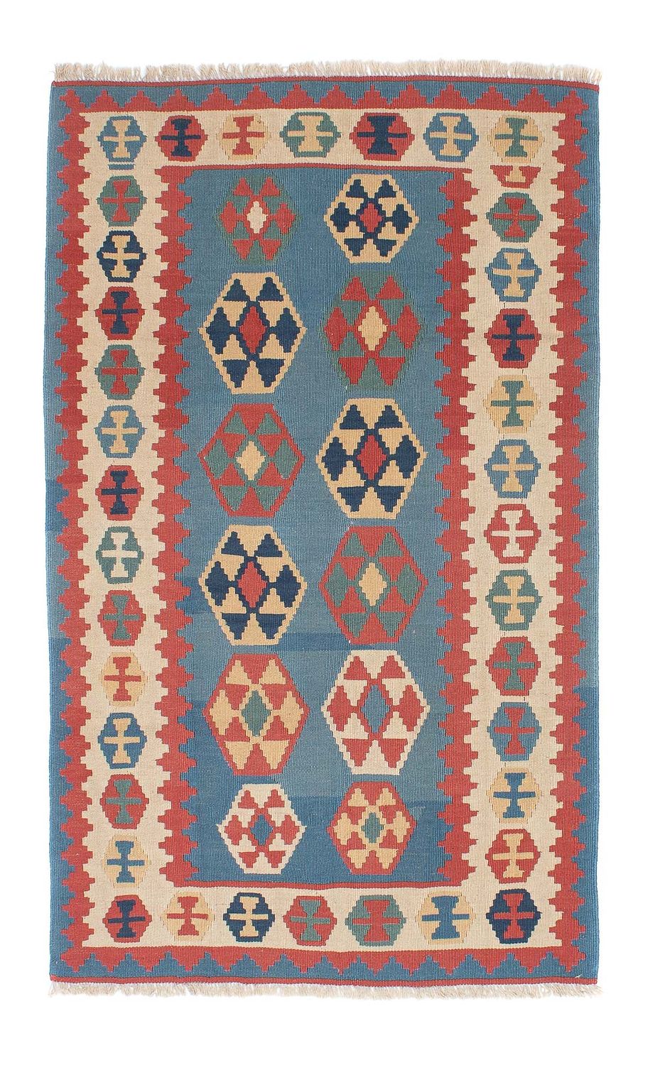 Alfombra Kelim - Oriental - 179 x 108 cm - azul