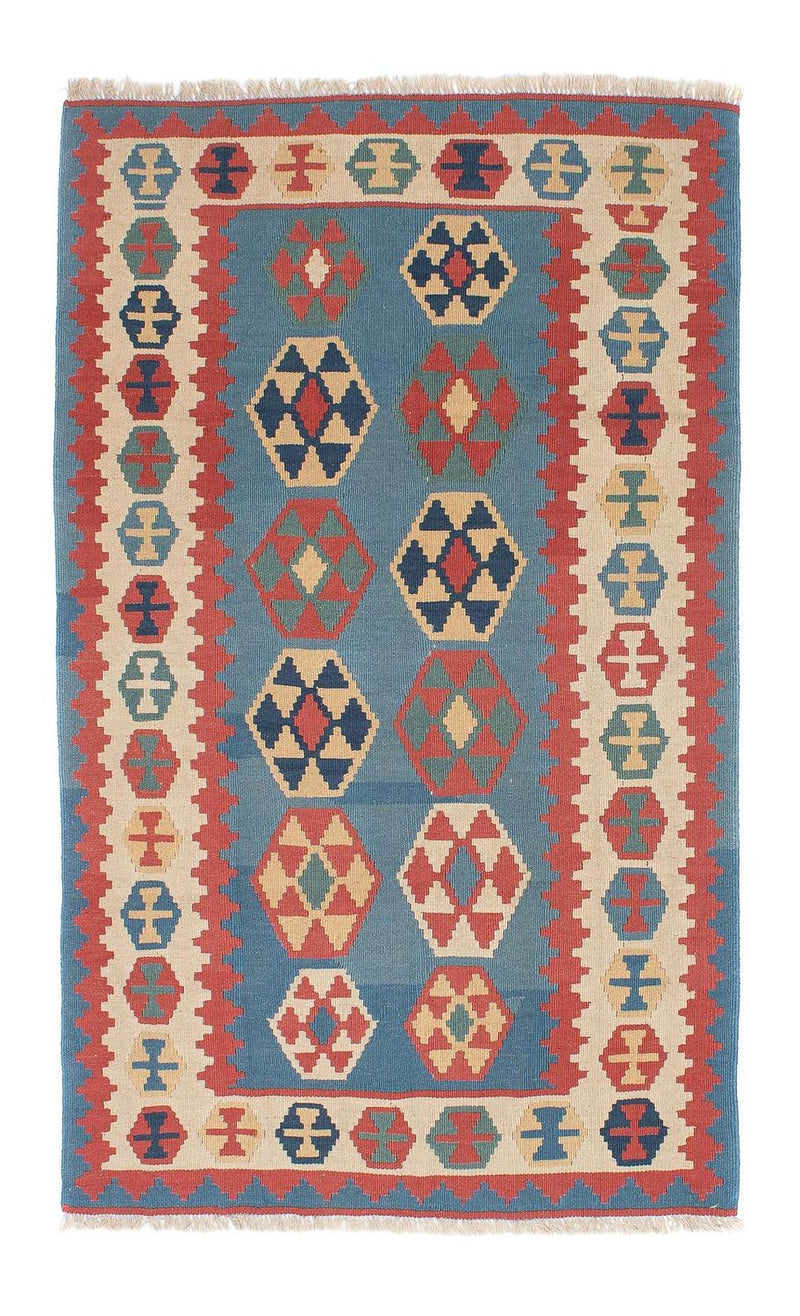 Alfombra Kelim - Oriental - 179 x 108 cm - azul