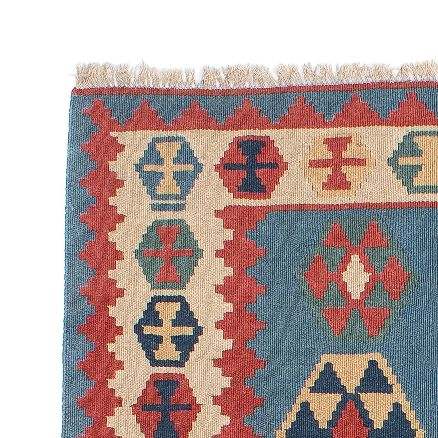 Alfombra Kelim - Oriental - 179 x 108 cm - azul