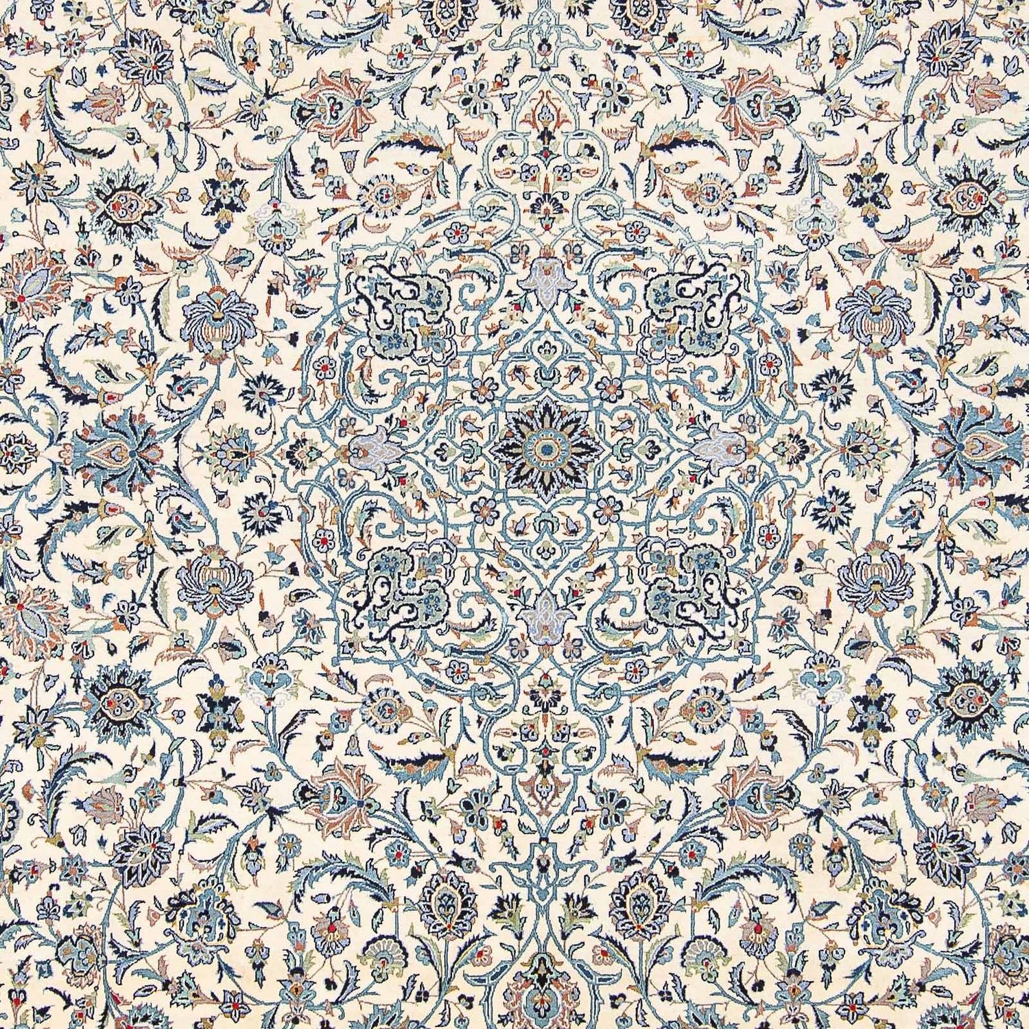 Alfombra persa - Keshan - 423 x 312 cm - beige