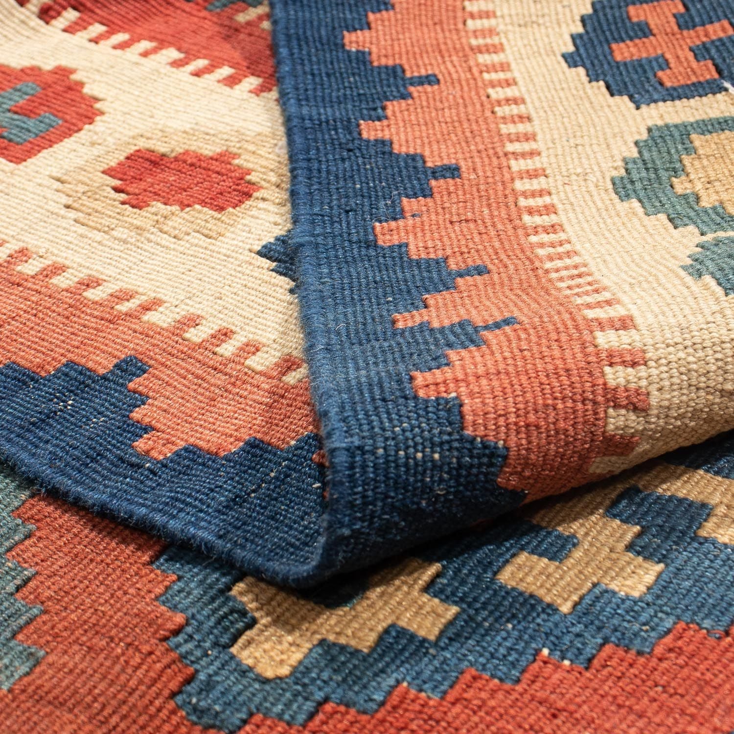 Alfombra Kelim - Oriental - 150 x 97 cm - rojo