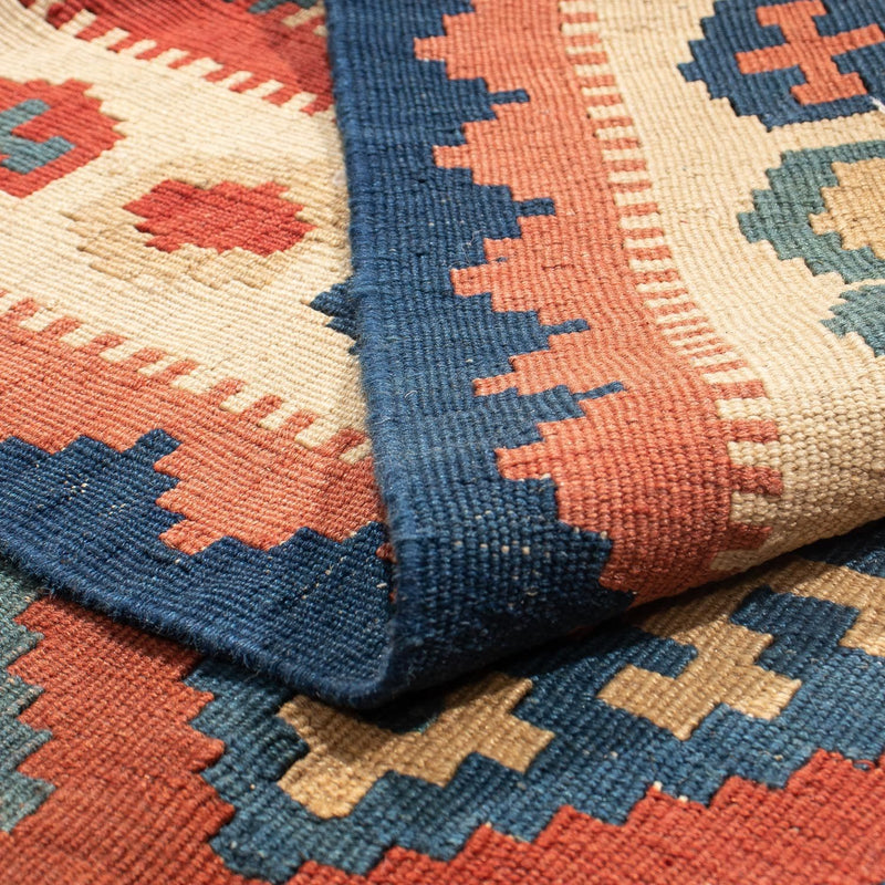 Alfombra Kelim - Oriental - 150 x 97 cm - rojo