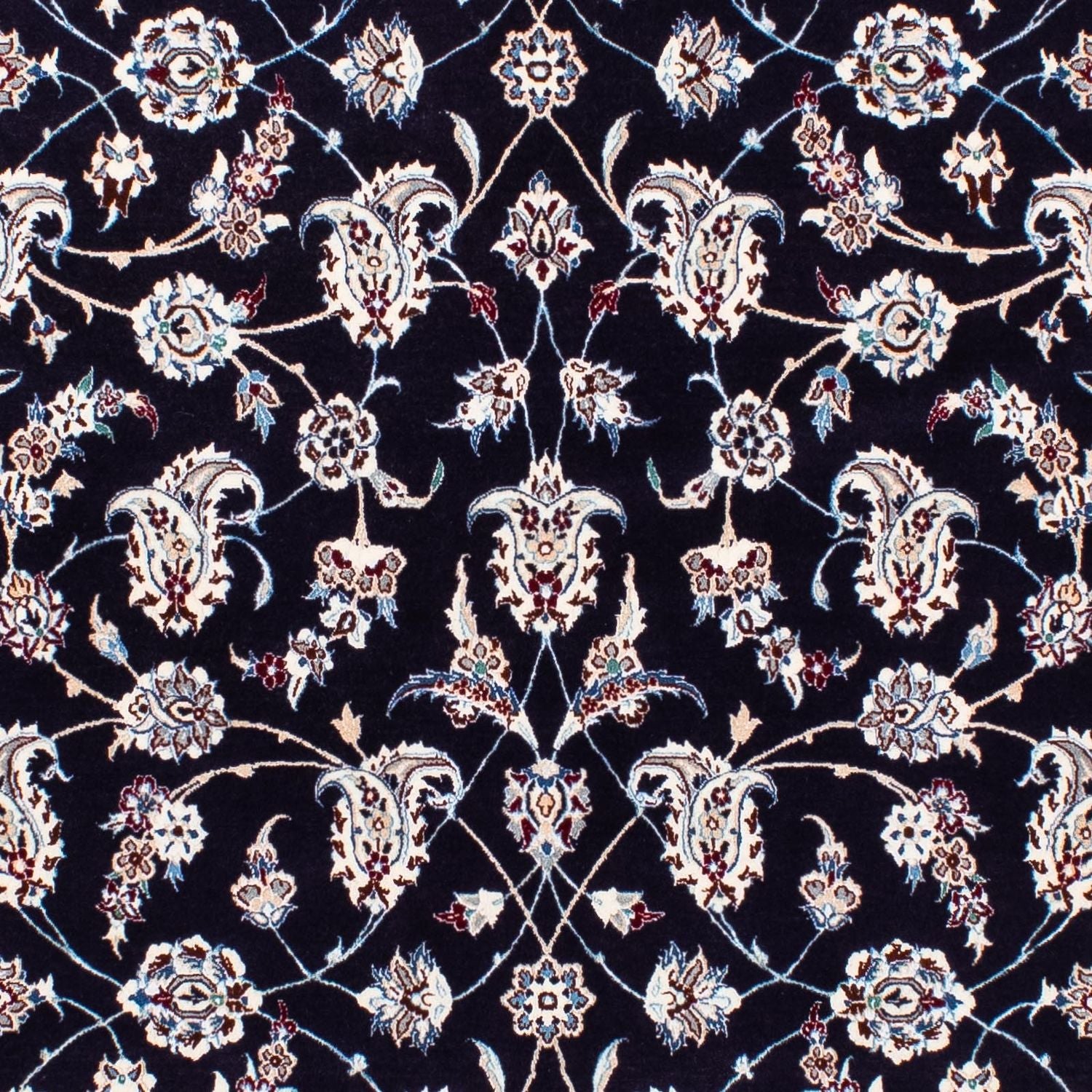 Alfombra Persa - Nain - Prima - 227 x 139 cm - azul oscuro