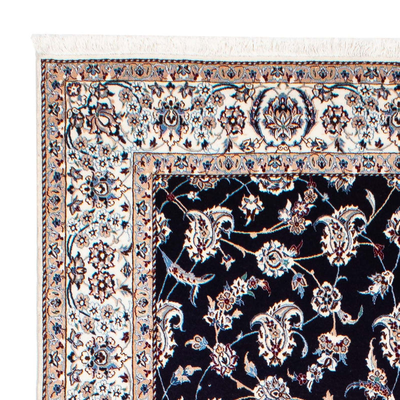 Alfombra Persa - Nain - Prima - 227 x 139 cm - azul oscuro