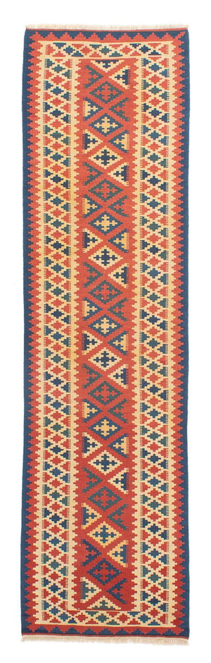Alfombra de pasillo Alfombra Kelim - Oriental - 300 x 84 cm - multicolor