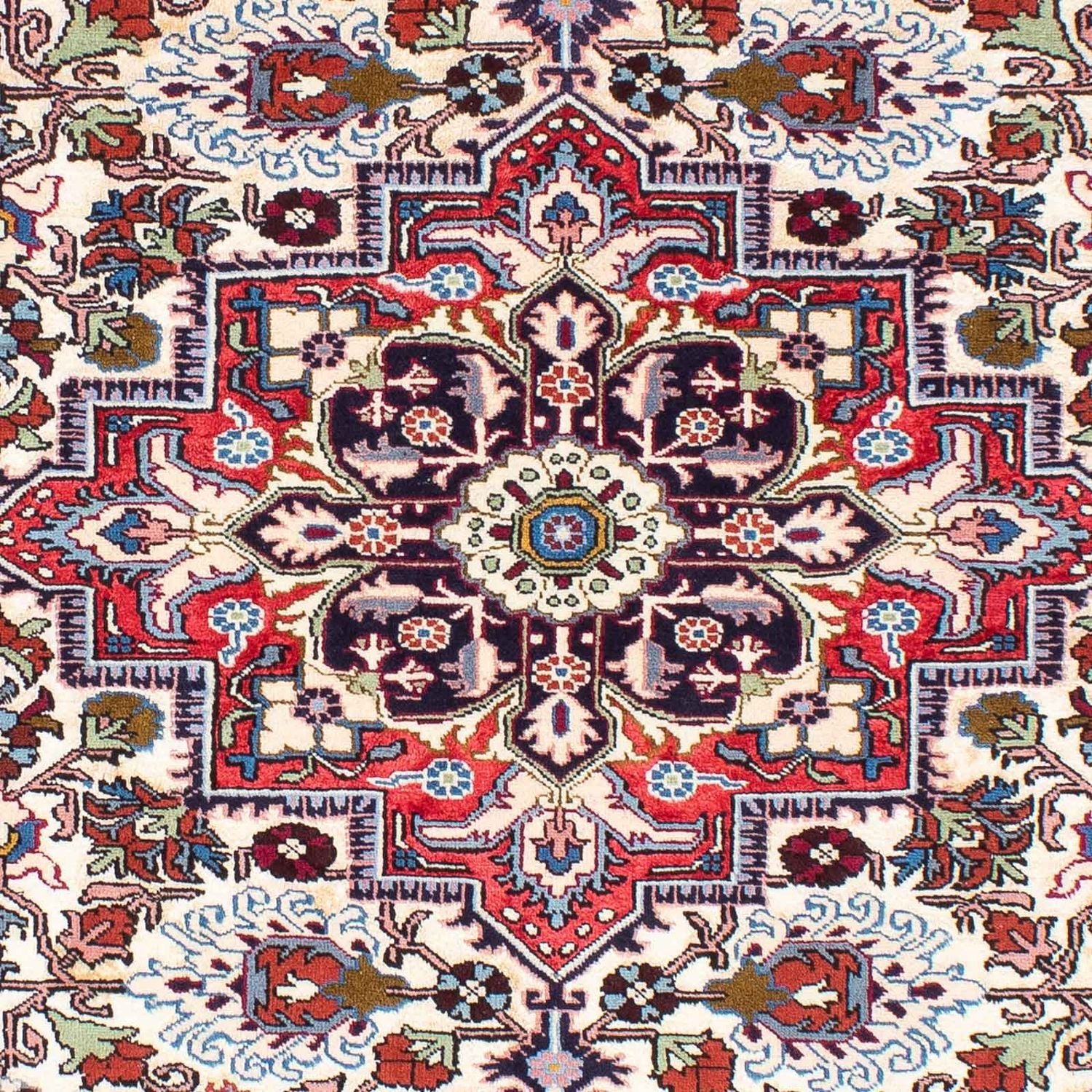 Alfombra persa - Nómada - 206 x 138 cm - multicolor