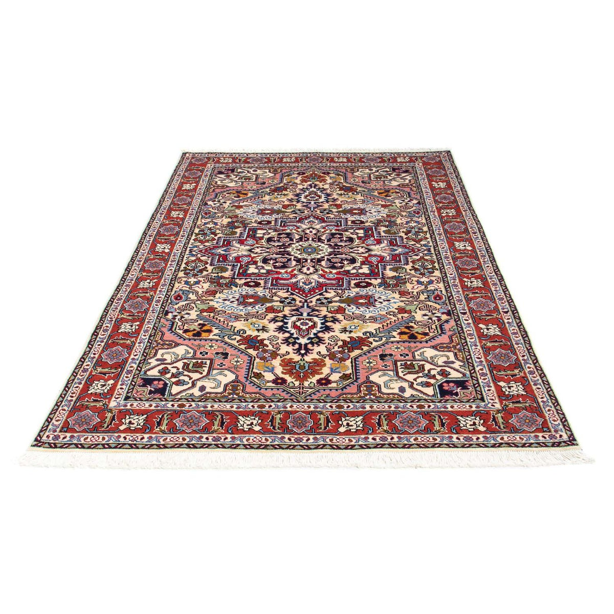 Alfombra persa - Nómada - 206 x 138 cm - multicolor