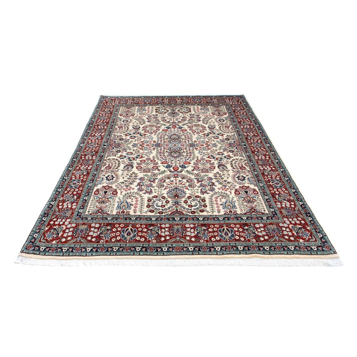 Alfombra persa - Ghom - 240 x 176 cm - beige