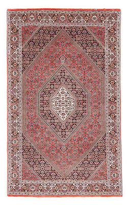 Alfombra persa - Bidjar - 178 x 110 cm - rojo