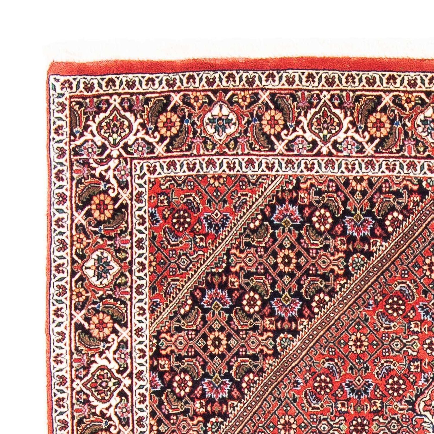 Alfombra persa - Bidjar - 178 x 110 cm - rojo