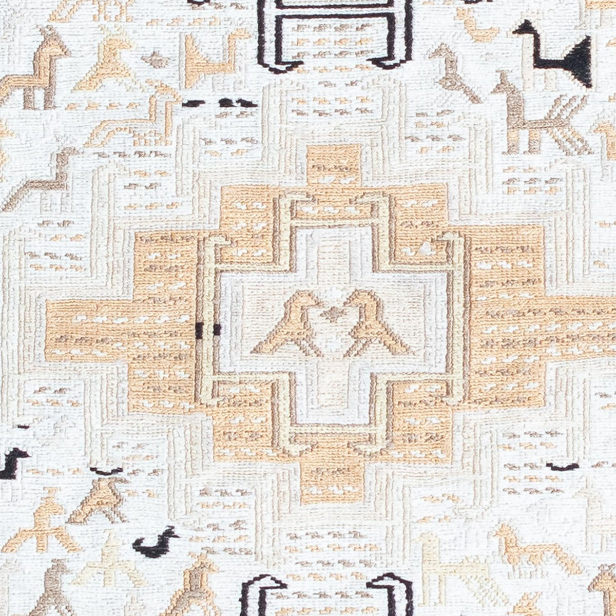Alfombra Kelim - Oriental - 95 x 71 cm - beige