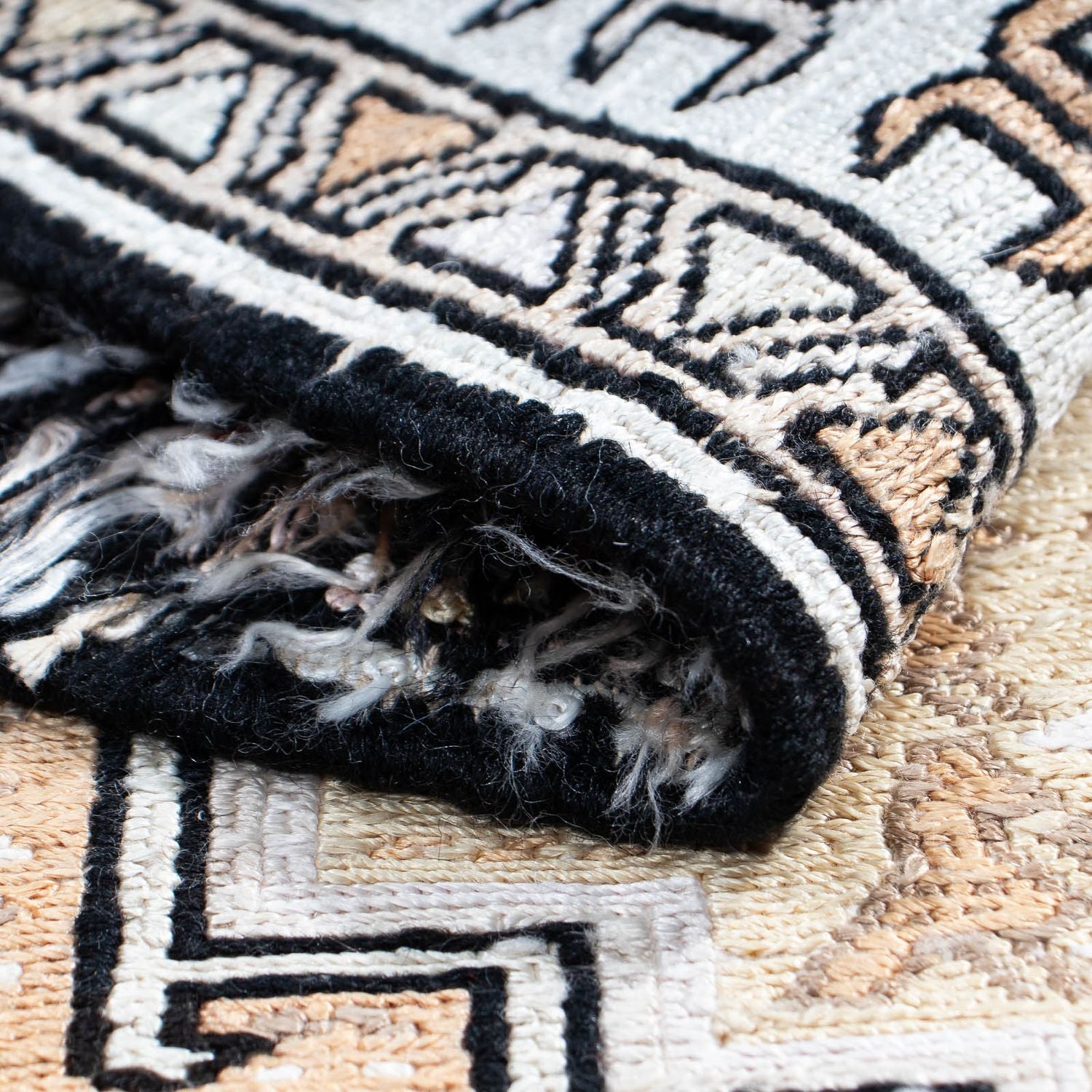 Alfombra Kelim - Oriental - 95 x 71 cm - beige