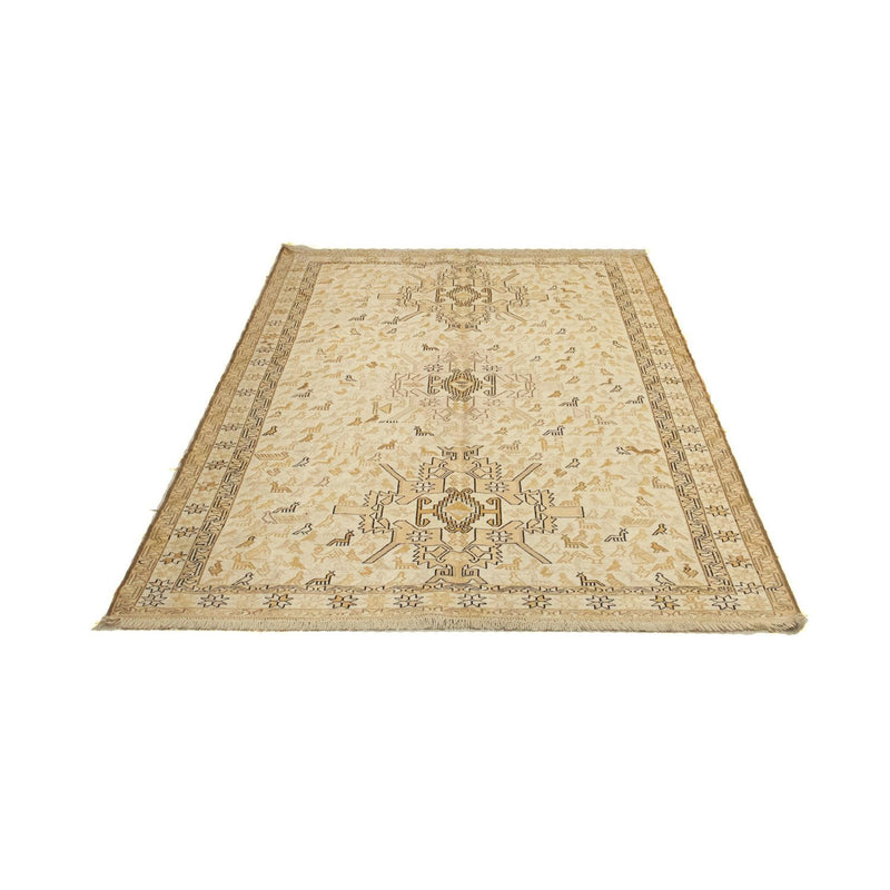 Alfombra Kelim - Oriental - 200 x 123 cm - beige