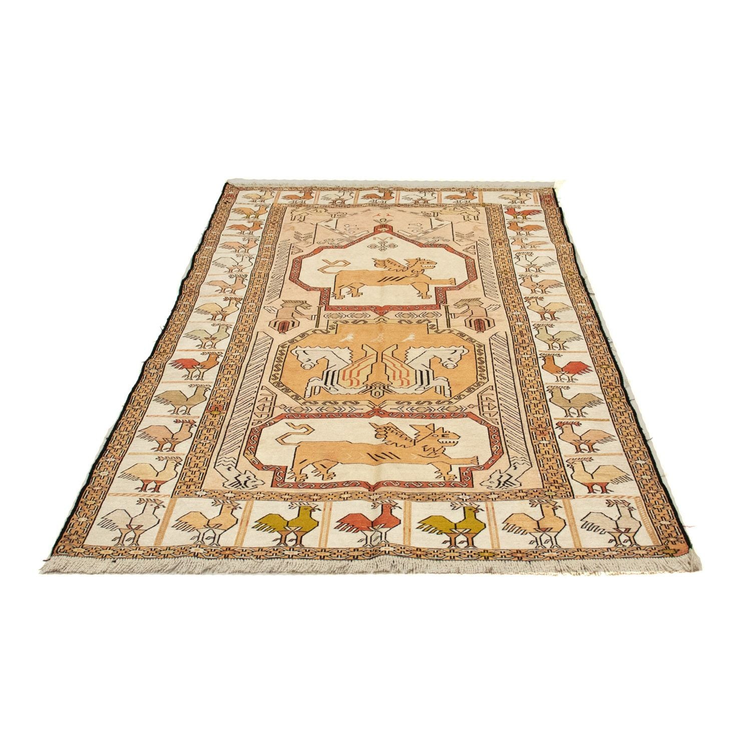 Alfombra persa - Tabriz - 200 x 119 cm - beige